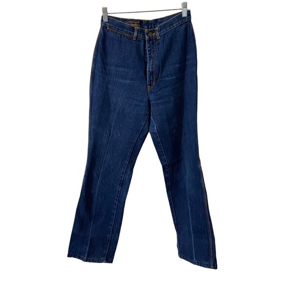VINTAGE Gloria Vanderbilt For Murjani High Rise‎ Jeans Juniors 13 Blue Denim Mom - Picture 1 of 13